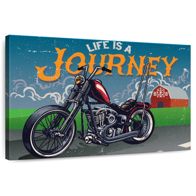 Mehar Life Is A Journey Moto, H 26 po x l 39 po