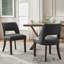 Chaise de salle à manger rembourrée en similicuir (ensemble de 6)-1515530756-1515486735