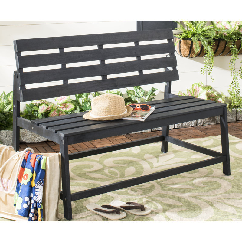 Banc convertible Gere, Gris Ardoise Foncé