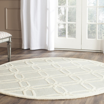 Deedgra Hand Tufted Wool Geometric Rug