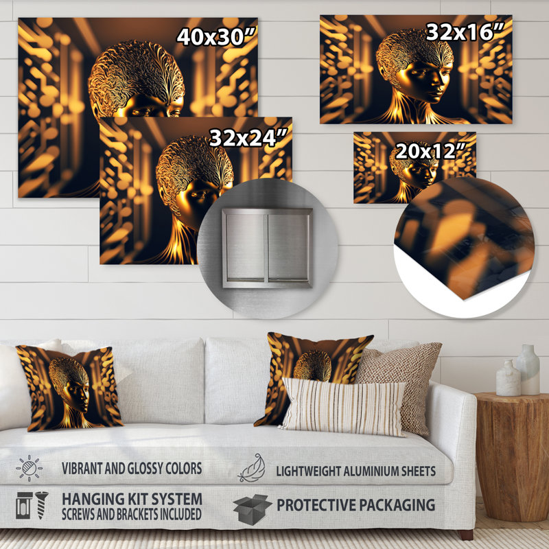 Haaniyah Entertainment Wall Decor on Metal, 12" H x 20" W x 1" D
