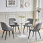 43.5cm H Upholstered Metal Parsons Chair-1415678812