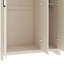 Limestone 3 Door Manufactured Wood Wardrobe-372906750
