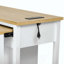 Îlot de cuisine avec table de salle à manger extensible, table de cuisine en placage de bois d'hévéa avec support de rangement interne, prise de courant, îlot de cuisine avec rangement 2 tiroirs et 2 armoires-1758081555