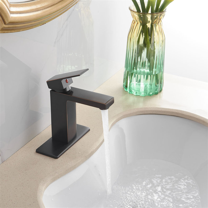 Robinet de salle de bain vasque, Bronze huilé