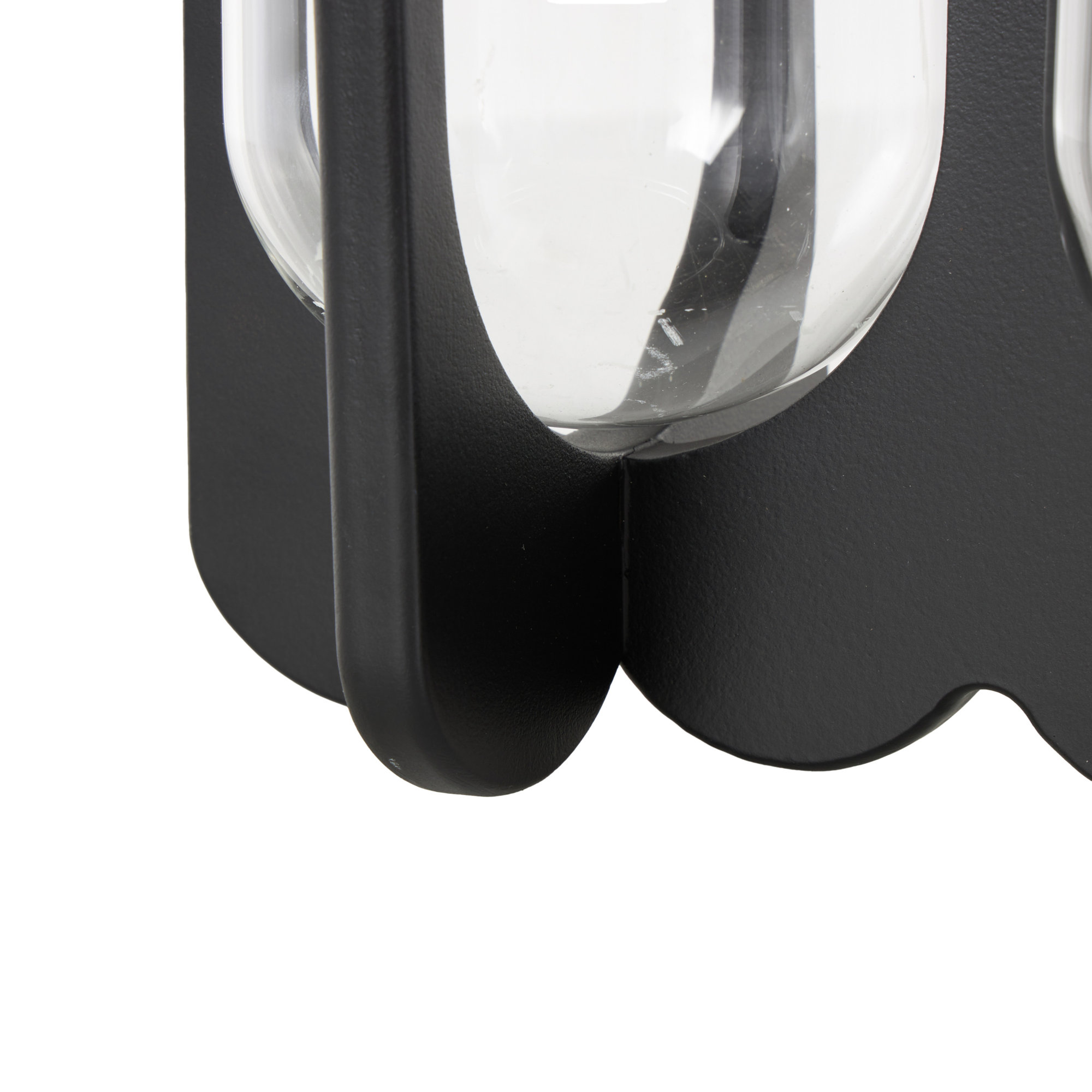 Cole And Grey Wood Hurricane 3 Slot Decorative Candle Holder