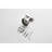 3-Pieces Bathroom Hardware Accessories Set - Towel Bar, Toilet Paper Holder, Robe Towel Hooks-122643770