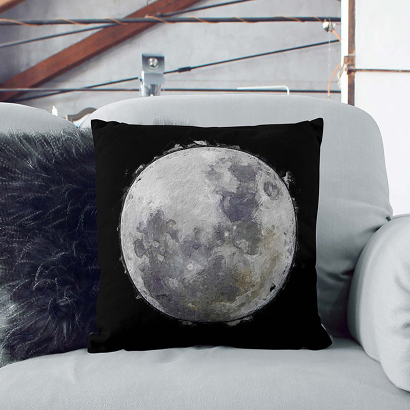 Square Throw Cushion, White, 55cm H x 55cm W x 20cm D