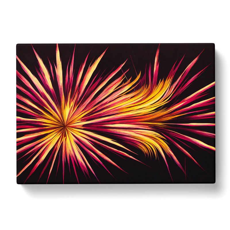 XXX-H1022-WF-10329X Wondrous Fireworks - Wrapped Canvas Print, 35cm H x 50cm W x 3cm D