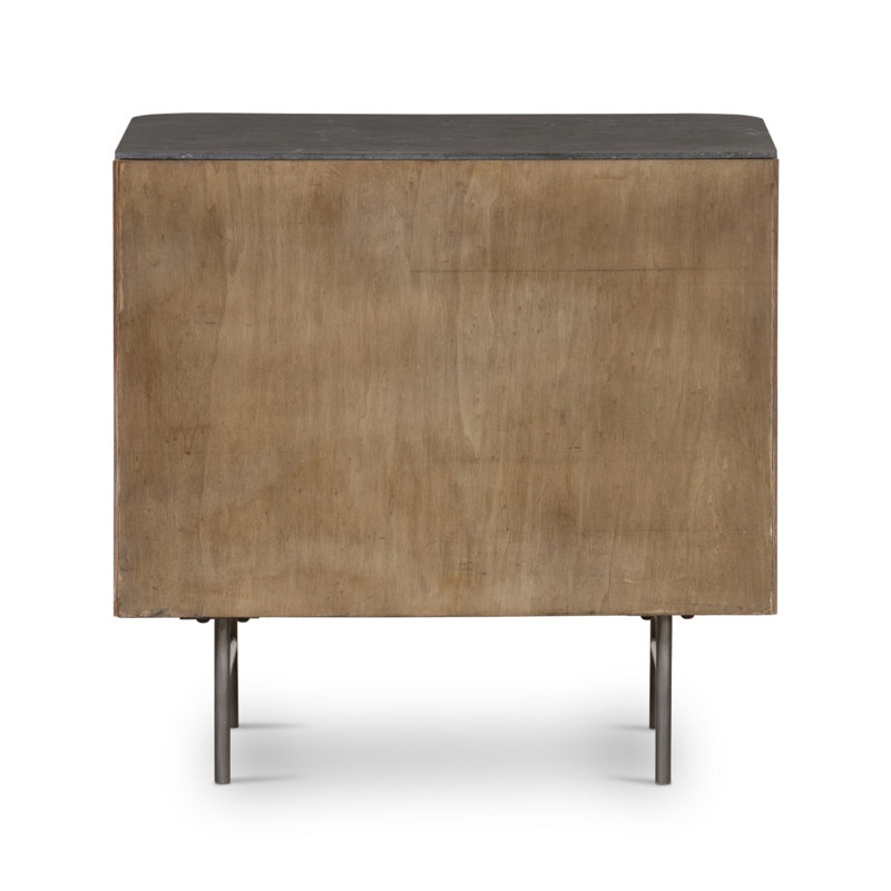 Fletcher 2 - Drawer Nightstand, Terra Brown