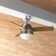 36" Aker 3 - Blade Standard Ceiling Fan with Pull Chain and Light Kit Included