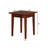 Solid Wood End Table Set Built-In Outlets