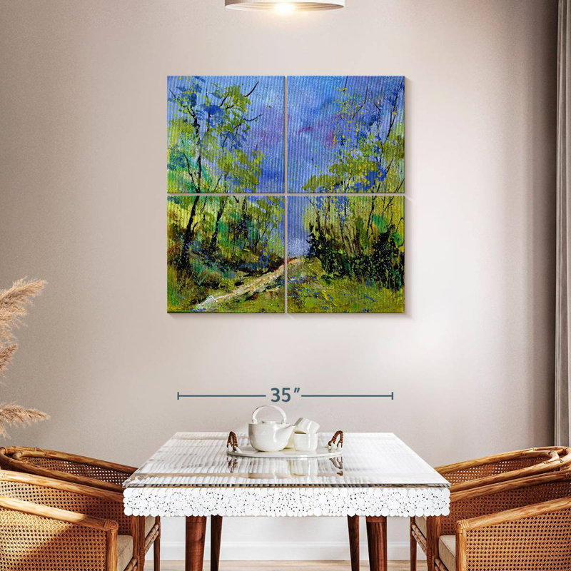 Spring Path, 38" H x 38" W