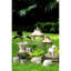 Jardinière décorative sable et ciment 8,3 po x 7 po x 4,7 po avec finition beige pour un décor rustique