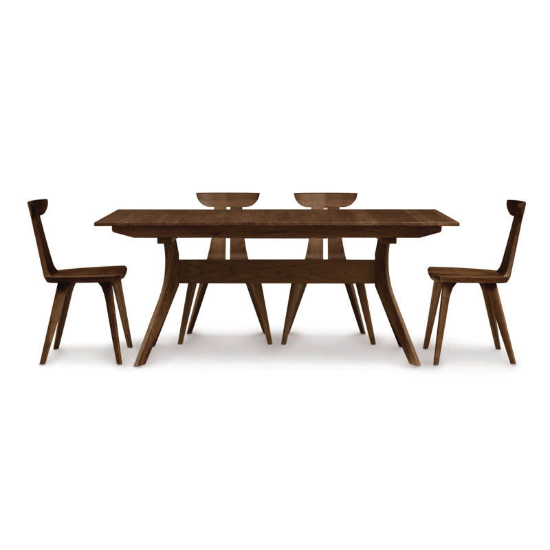 Estelle Solid Wood Dining Chair, Walnut