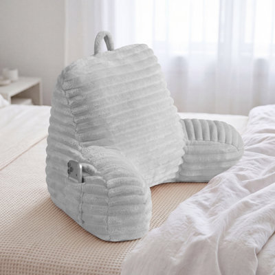  Ribbed Plush Backrest Pillows