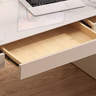 Groove Interior White Rectangular Solid+ Manufactured Wood with 6 ...