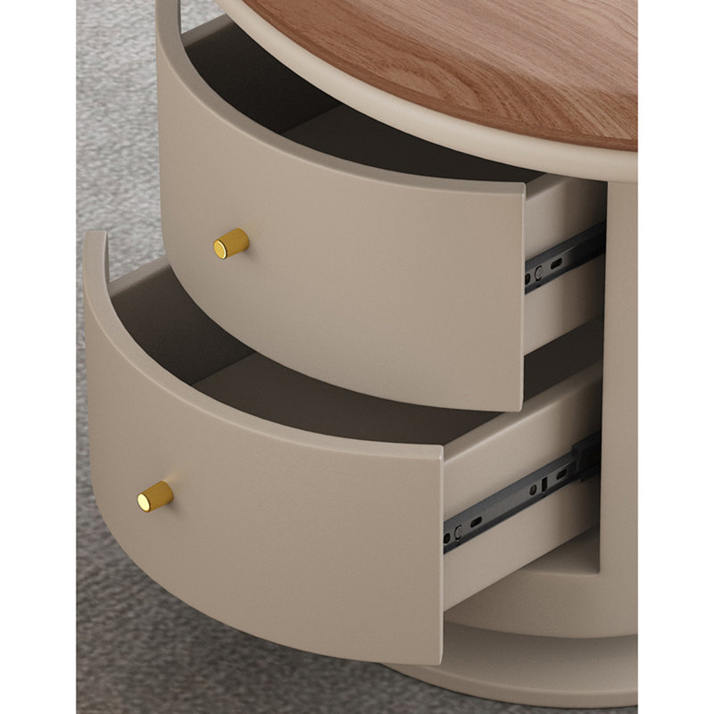 Cream style desk, 29.53" H x 55.12" W x 23.62" D