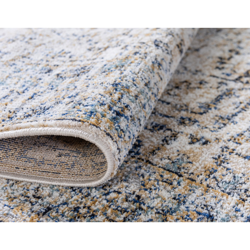 Biarritz Abstract Indoor Rug, Round 5'