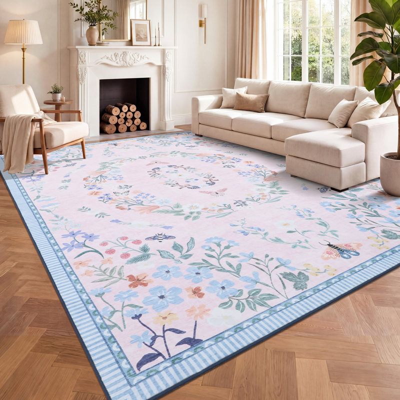 Tapis de jardin 5x7, Pink