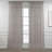 Triple Pinch Pleated Extra Long and Extra Wide Faux Linen Sheer Single Panel-92185600-92185589