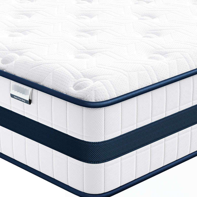 12 Inch Twin Mattress In A Box, Design For All Sleepers, Relief And Cooling Memory Foam Mattress, Pocket Coils, Suitable Slatted Platform Beds