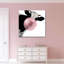 Bubble Gum Cow Canvas Print-92519172