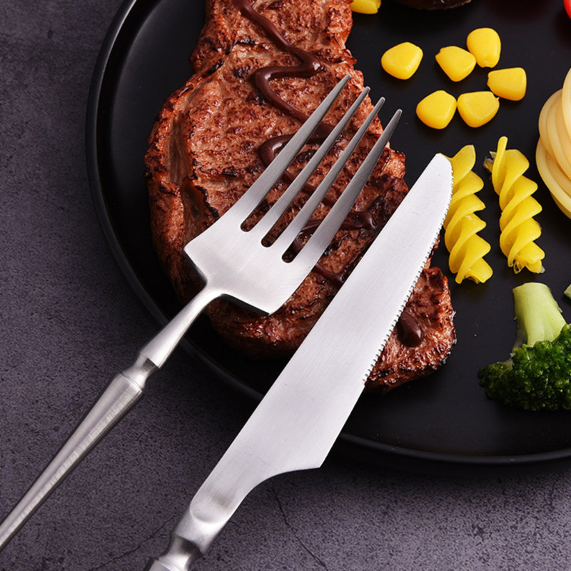 Latitude Run® Stainless Steel Flatware Set - Service for 4