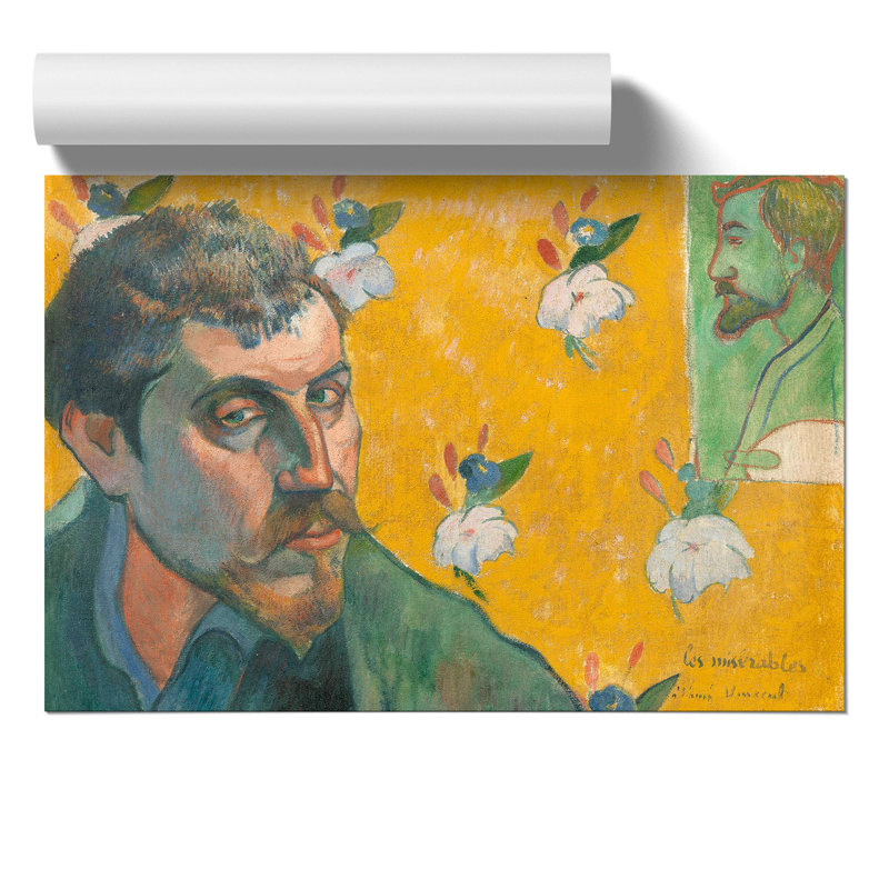 Self-Portrait Vol.4 by Paul Gauguin - Unframed Painting, 21cm H x 30cm W x 0.1cm D
