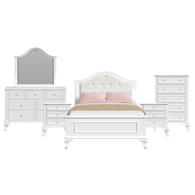 Guarino Full Panel 6PC Bedroom Set