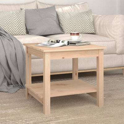 Bubovice Solid Wood Four Leg Coffee Table with Storage