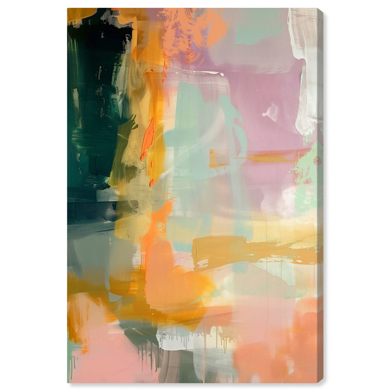 Mani Dida Colorful Abstract Canvas Wall Art, 10" x 15"