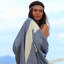Serviette de plage en coton Astrea-69531111