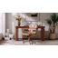 Chaise de bureau pivotante et inclinable en similicuir Debby-217639256
