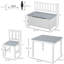 Kids 4 Piece Rectangular Play Or Activity Table and Chair Set