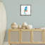 «Summer Float Seahorse», encadrée dorée sur toile par Lanie Loreth-1090309722-1090309721