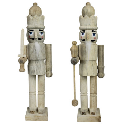 Casse-noisettes, bois, ensemble de 2