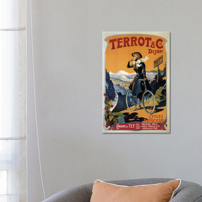Vintage Ad Poster - Wrapped Canvas Rectangle Print
