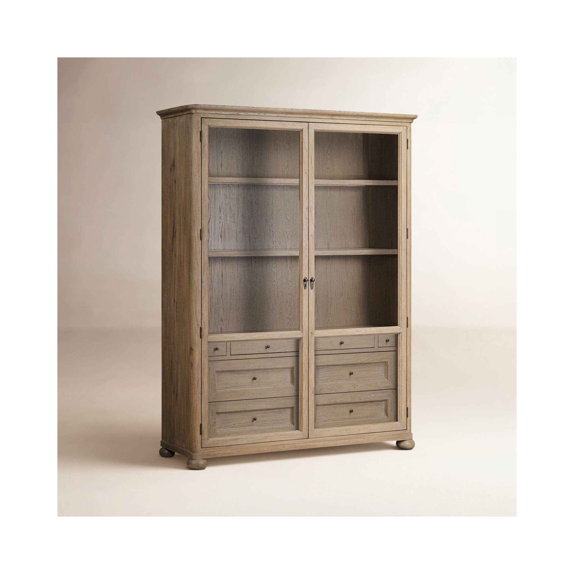 Sussex Wide Cabinet, Drifted Oak