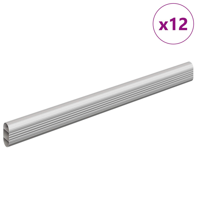 Aluminium Alloy Closet Rod, 2.9 cm H x 31.6 cm W x 1.5 cm D