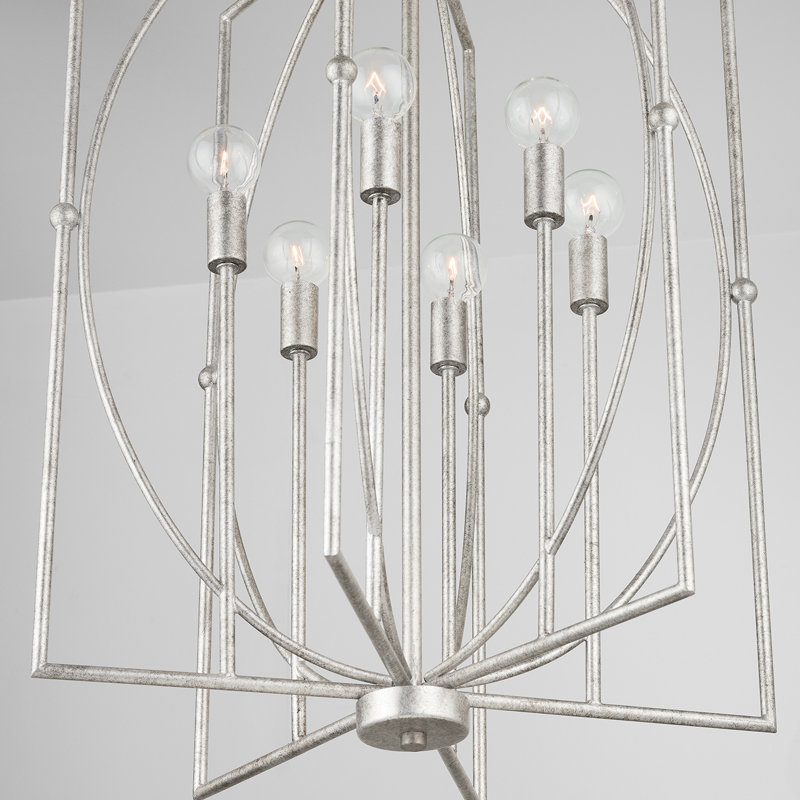 Barbara 6 - Light Dimmable Geometric Chandelier