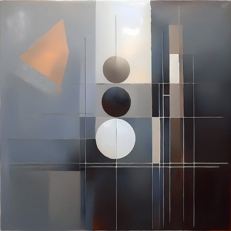 Symmetric Alignment, 24" H x 24" W