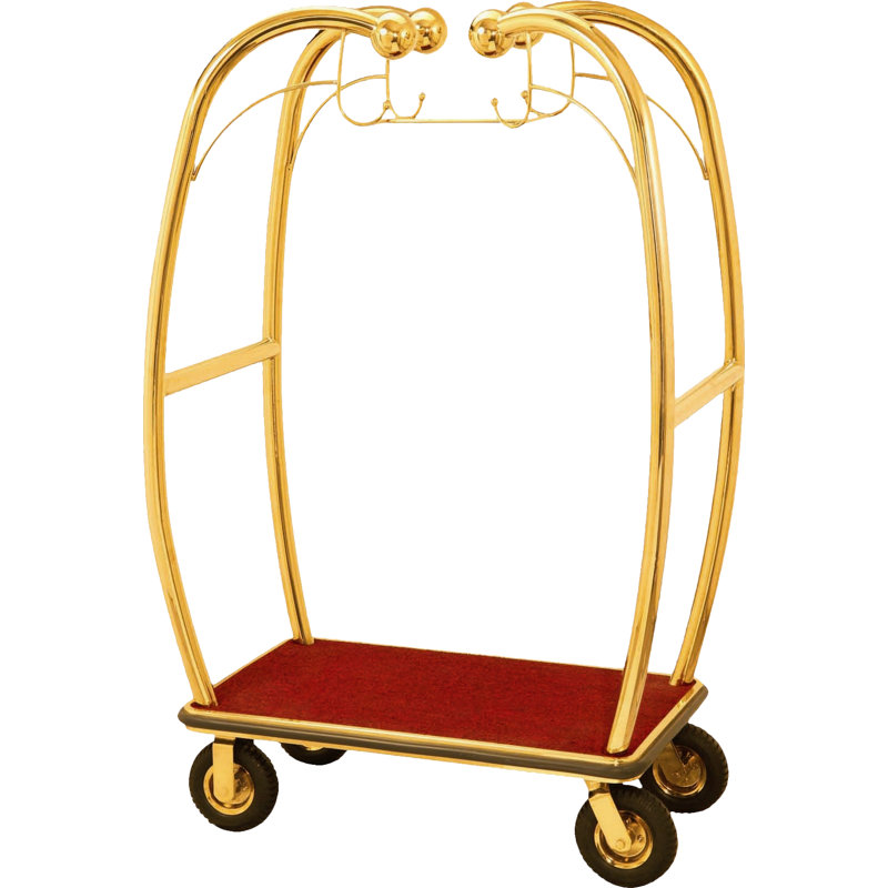 600 lb chariot de chaise en arc de capacité, Laiton