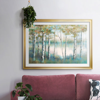 Aspen Lake, reproduction d'art encadrée sur papier