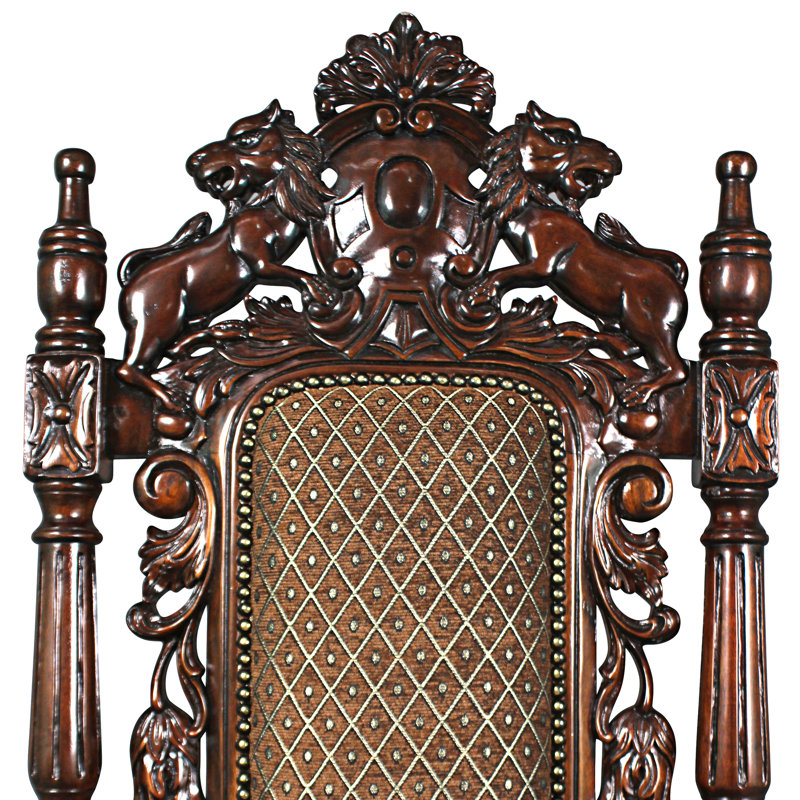 Fauteuil grand occasion héraldique