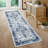 Oriental Machine Washable Rugs Vintage Floral Area Rug for Living Room Bedrooms Non Slip Rugs for Playroom Office Kitchen-1646029209