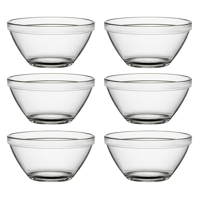 Pompei Stackable Glass Dessert Bowl