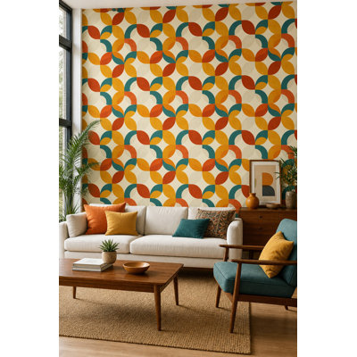 Papier peint moderne Mid-Century