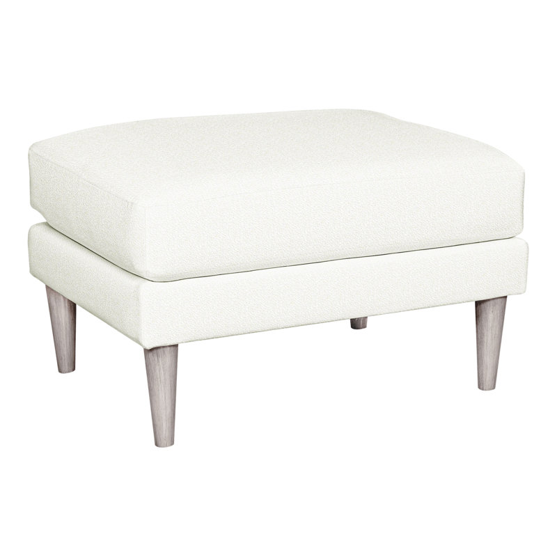 Repose-pieds Thea, Gris colombe, Kempsey peau de mouton
