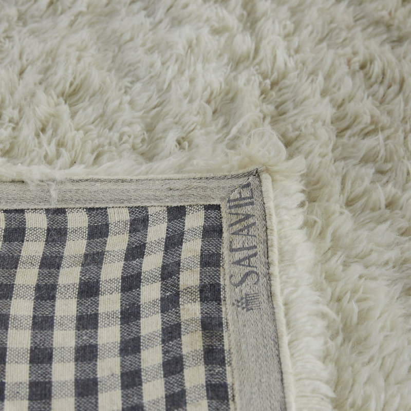 Jedrik Hand Tufted Wool Solid Color Rug, Square 8'